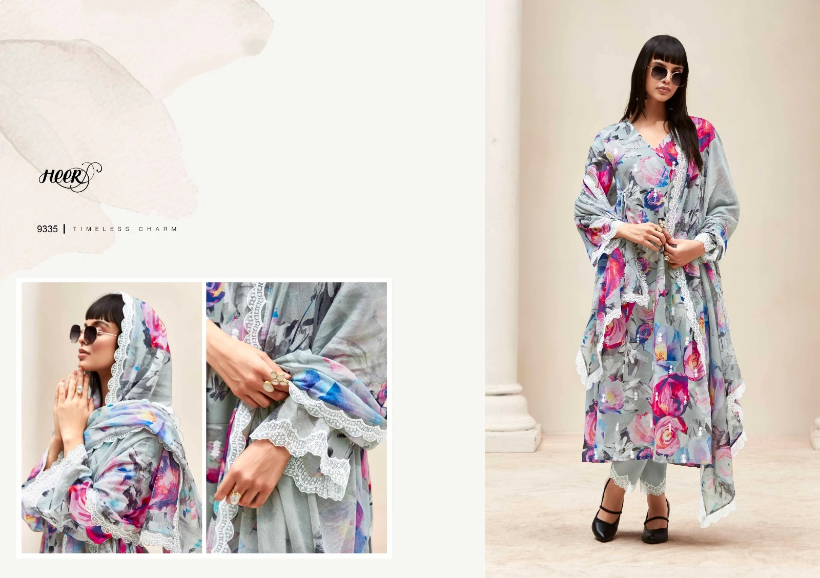 Kimora Kashmiri Garden Pure Linen Wholesale Fancy Salwar Suit Catalog — Wholesale Salwar Suits, Kimora wholesale from Surat - Gallery Image 5